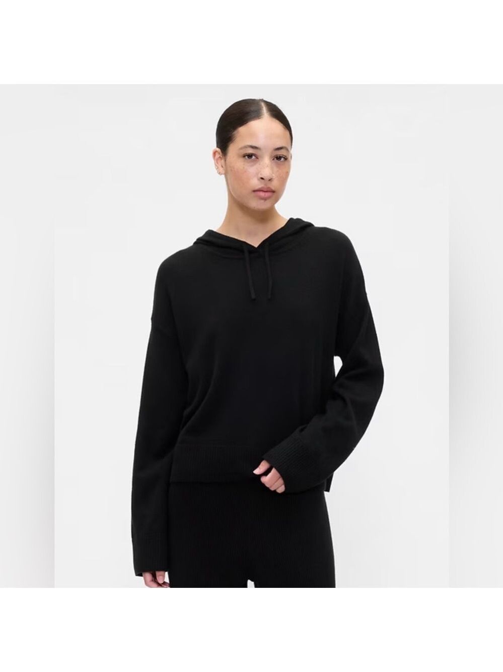 Gap Fall Loungewear Relaxed Cashsoft Cashmere Alternative Hoodie Sweater NWT XXL